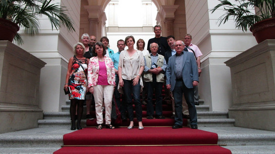 Seniorengruppe im Abgeordnetenhaus