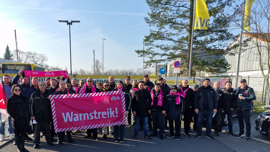 Warnstreik bei BVG + BT