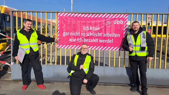 Warnstreik bei BVG + BT